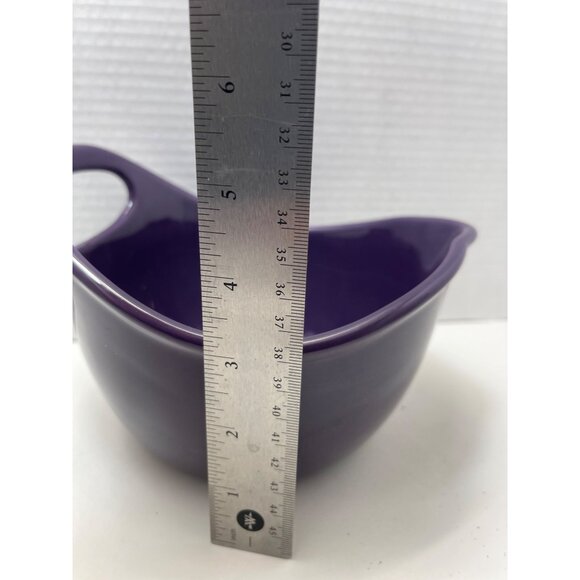 Rachael Ray 1 Quart Mixing Bowl SET with Pour Spout and Handle Plum Purple NEW! - Picture 6 of 10